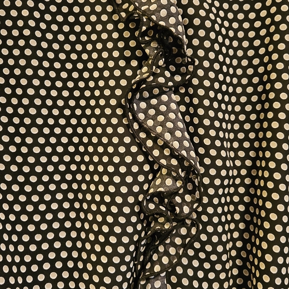 Ispiri polka dot ruffled blouse - Picture 4 of 14